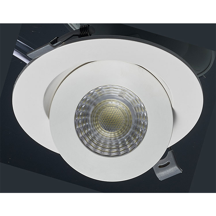 Round Adjustable Angle Led Downlight LED Gimbal Light